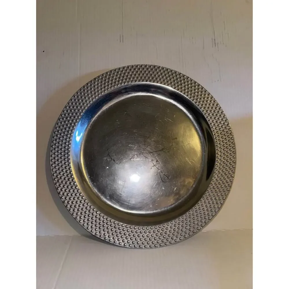 RWP the Wilton co Pewter serving platter cook & serve food 14 3/8 USA